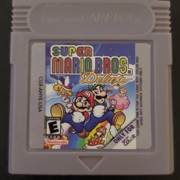Super Mario Bros Deluxe GBC Video Game Gameboy Color - Picture 1 of 7
